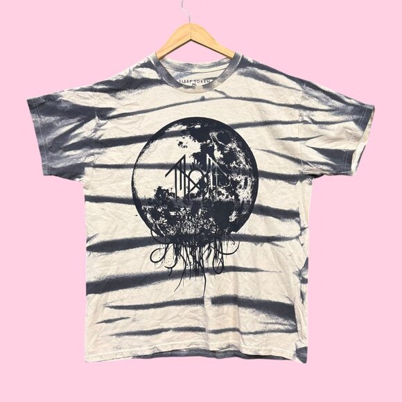 Sleep Token Take Me Back to Eden Rock Band Tie Dye Tee 3XL - Picture 1 of 4